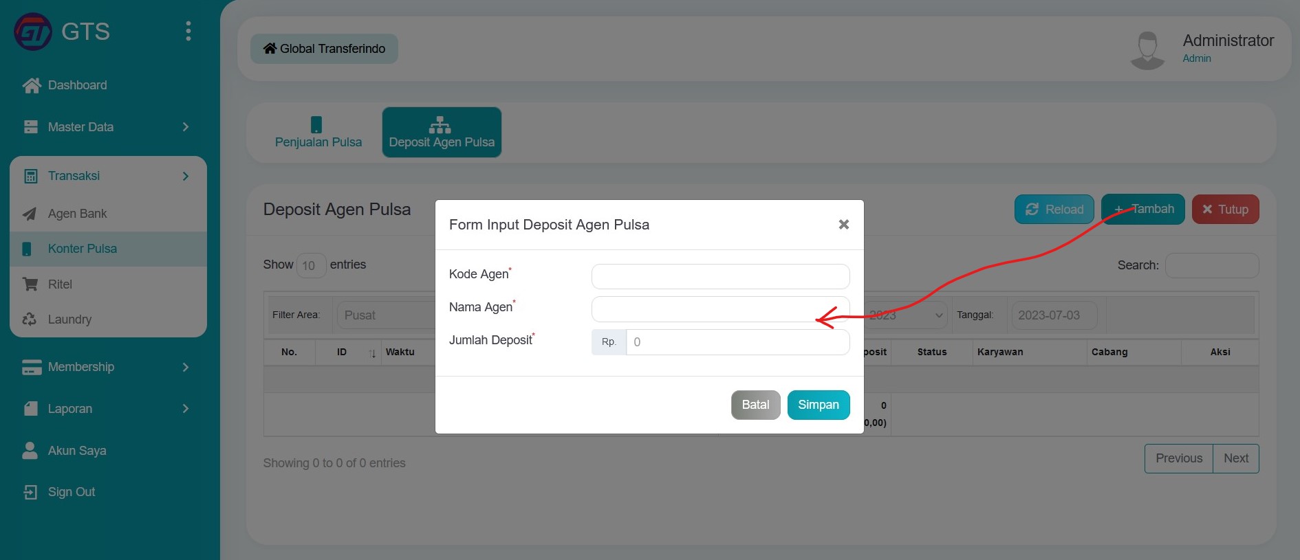 Deposit Agen Pulsa